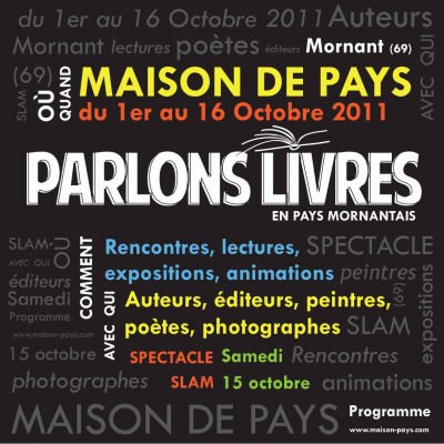 affiche parlons livres